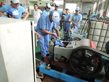Company employees received domestic high-pressure pump maintenance training in Changzhou factory